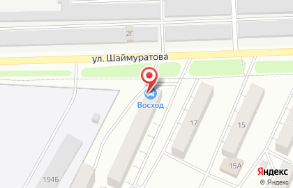 Магазин автозапчастей Восход в Стерлитамаке на карте
