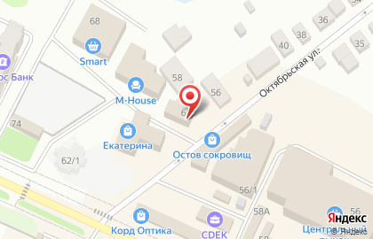 Ласка на Октябрьской улице на карте