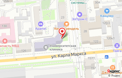 Клиника Университетский центр стоматологии КрасГМУ в Железнодорожном районе на карте