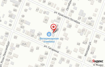 Ветеринарная клиника в Ставрополе на карте