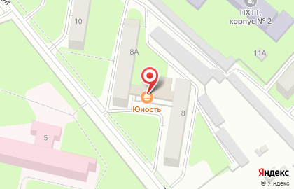 Кафе-столовая Юность на карте