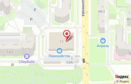 Уфимский филиал Банкомат, АКБ МОСОБЛБАНК в Калининском районе на карте