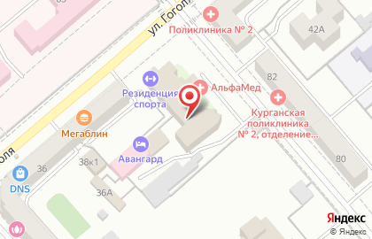Центр доктора Гаврилова на улице Томина на карте