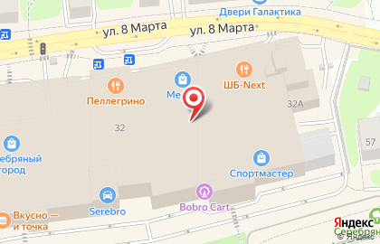 Магазин Иголочка на улице 8 Марта на карте
