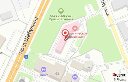 Поликлиника завода Красное знамя на карте