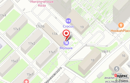 Бургерная Мясоroob на улице Черняховского на карте