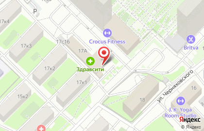 Ателье в Москве на карте