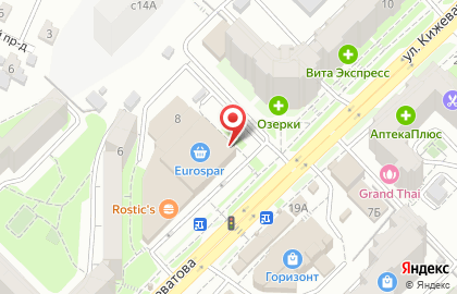 Киоск фастфудной продукции в Первомайском районе на карте