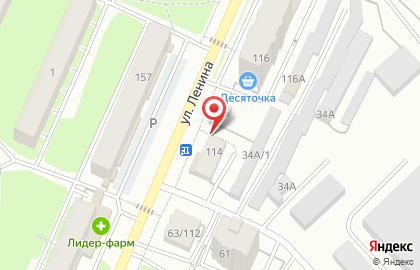 Ветеринарный центр Мир животных на улице Ленина на карте