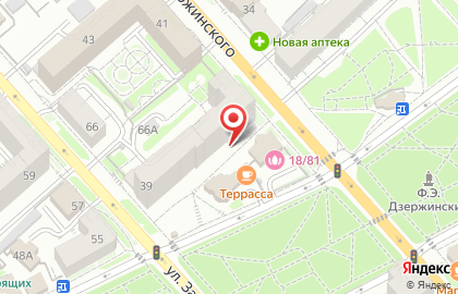 Магазин Мама на улице Дзержинского на карте