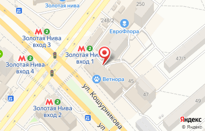 Салон оптики Хрусталик на улице Бориса Богаткова на карте