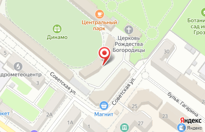 Стадион Динамо в Брянске на карте