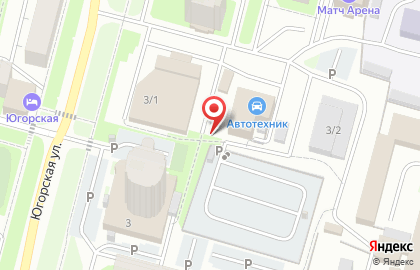 Автостоянка в Сургуте на карте