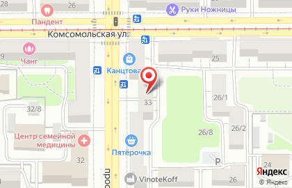 Магазин Красное & Белое в Челябинске на карте