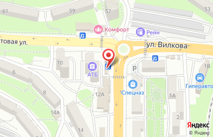 Киоск по продаже фруктов и овощей в Первомайском районе на карте