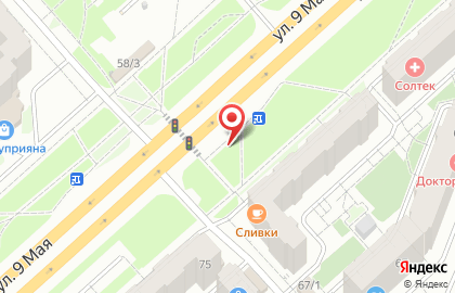 Кафе быстрого питания Mr.Doner в Советском районе на карте