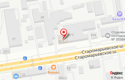 Инженерно-технический центр Радуга в Старомарьевском шоссе на карте