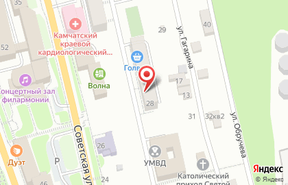 Комплексный центр социального обслуживания населения Петропавловск-Камчатского округа в Петропавловске-Камчатском на карте