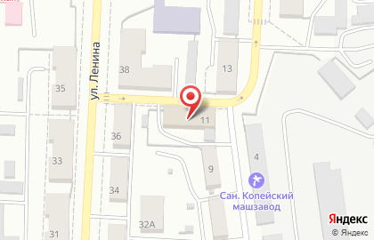 Центр занятости населения города Челябинска отдел в г. Копейске на карте