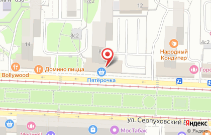 Магазин орехов и сухофруктов Восточные сладости на улице Серпуховский Вал на карте