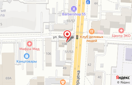 Омская ТПП, Омская торгово-промышленная палата на карте