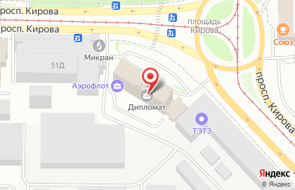 Группа компаний Инфотекс на проспекте Кирова на карте