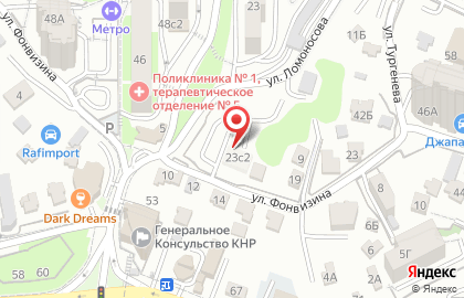 Автостоянка во Владивостоке на карте