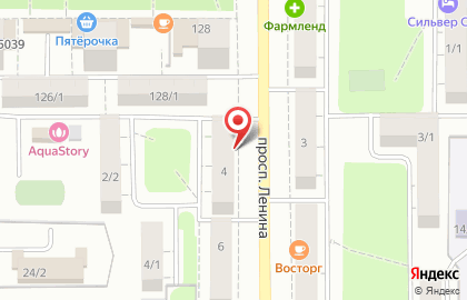 Магазин Разливные напитки на проспекте Ленина на карте