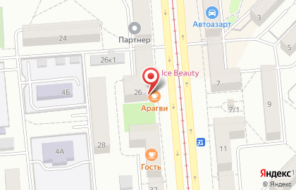 La manche на площади Сибиряков-Гвардейцев на карте