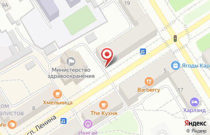 Кивач на проспекте Ленина на карте