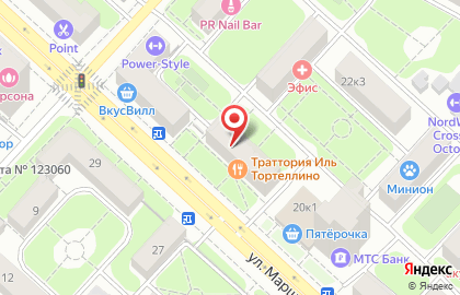 Оптовая цветочная база Цветы мира на метро Октябрьское поле на карте