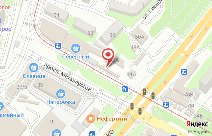 Магазин российского текстиля в Краснооктябрьском районе на карте