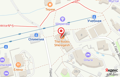 The Rooks Sheregesh Craft & Burgers на Горнолыжной улице на карте