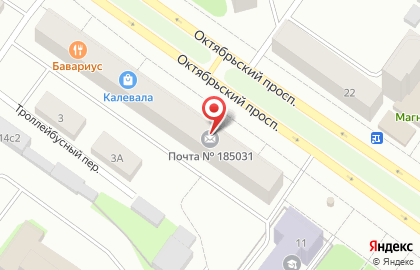 Почта России в Петрозаводске на карте