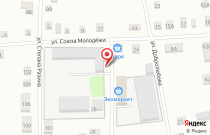 Продовольственный магазин Заря на Барнаульской улице на карте