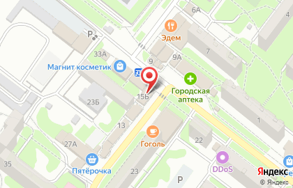 Спортбар на Комсомольской на карте