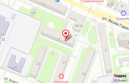 Продовольственный магазин на улице Войкова на карте