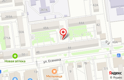 Бриз на улице Есенина на карте