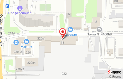 Автогид на улице Терновского на карте