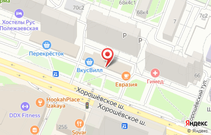 Магазин овощей и фруктов в Москве на карте
