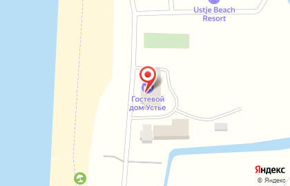 Гостиница Ustje Beach Resort на карте