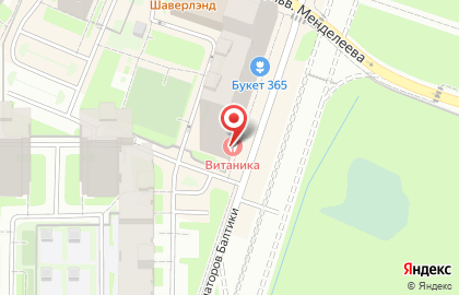 Автомат по продаже воды Великоречье на проспекте Авиаторов Балтики на карте