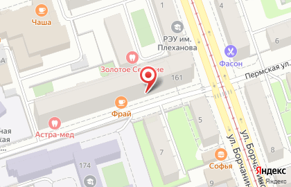 Магазин тканей и фурнитуры Grande в Ленинском районе на карте