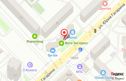 Зоомагазин Ветна на улице Юрия Гагарина на карте