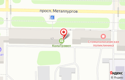 Туроператор Кола Трэвел на карте