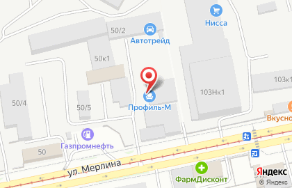 Салон-магазин Профиль-М на карте