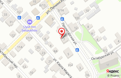 Ангара на Пролетарской улице на карте