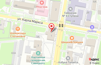 ОГСАГ и ТИ на Советской улице на карте