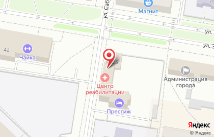Медико-санитарная часть Тирус на улице Сабурова на карте