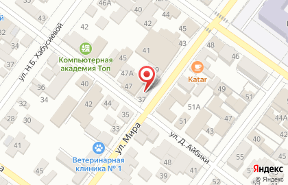 Продуктовый магазин в Грозном на карте